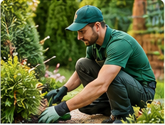 Local professional caring for a home