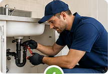 Professional completing a home repair